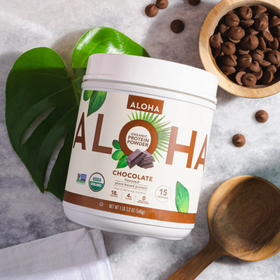ALOHA: Protein Powder Chocolate, 19.6 oz