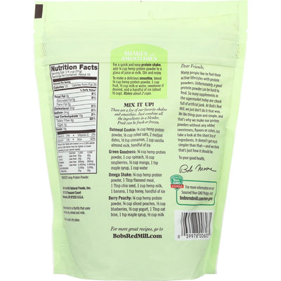 BOB'S RED MILL: Hemp Protein Powder, 16 oz