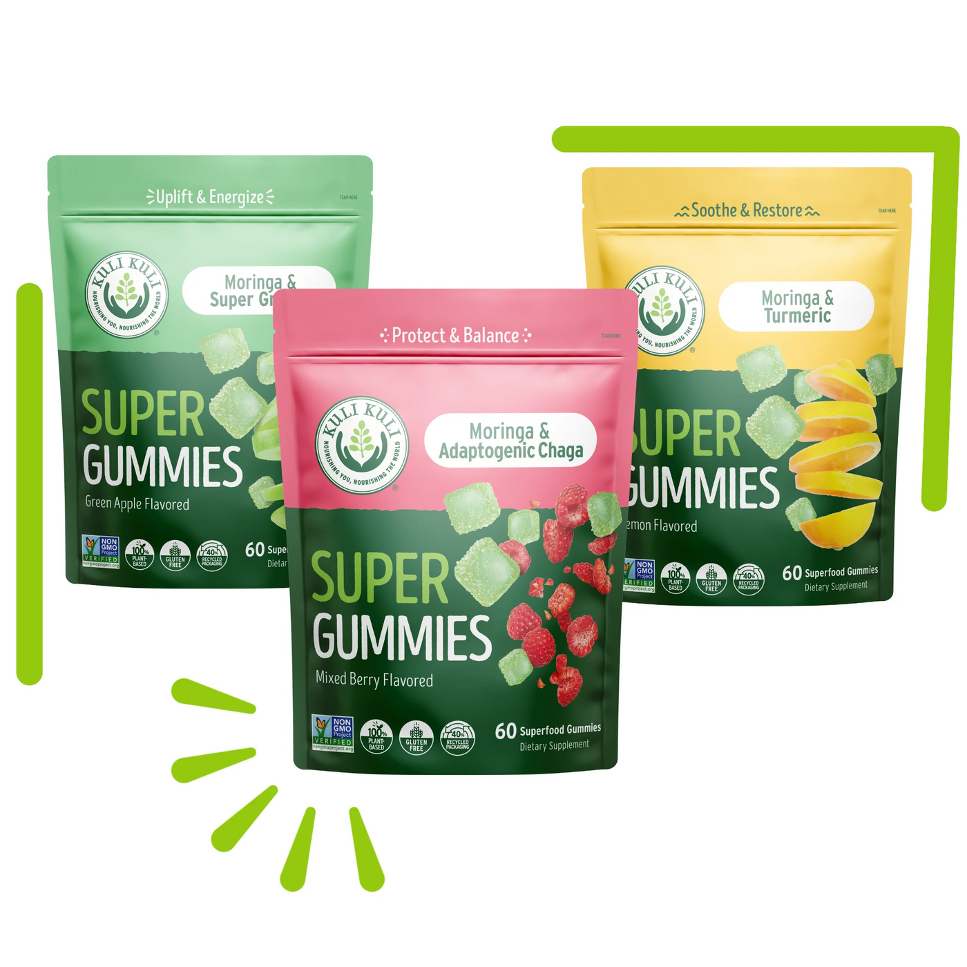 KULI KULI MO: Moringa Greens And Protein Vanilla, 7.6 Oz