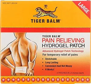 TIGER BALM: Pain Relieving Large Patch, 4 Patches