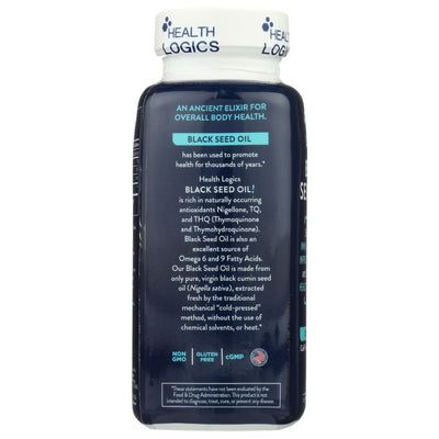 HEALTH LOGICS: Black Cumin Seed Oil, 100 sg