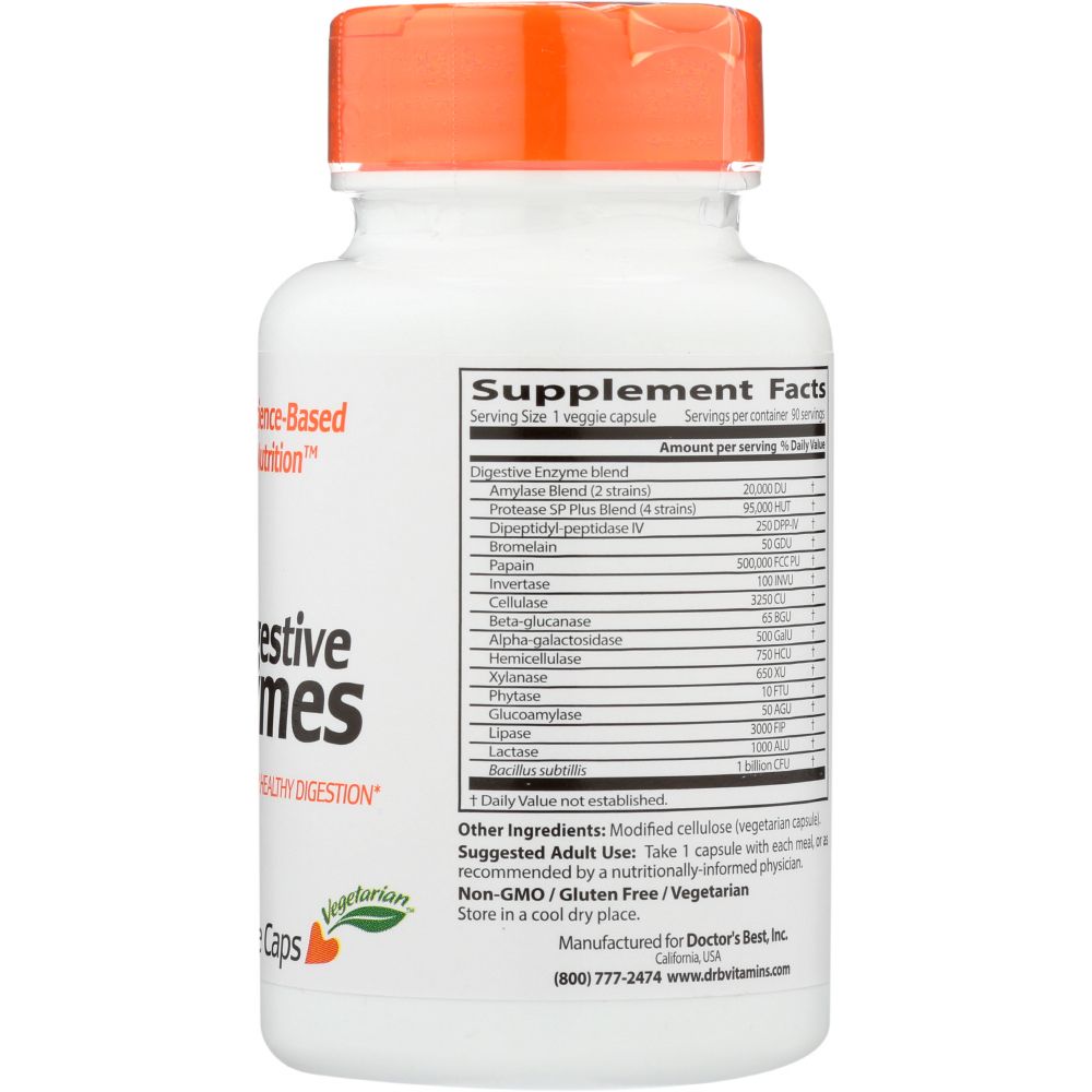 DOCTORS BEST: Digestive Enzymes, 90 vc