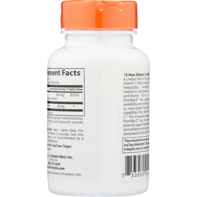 DOCTORS BEST: Vtmn C Sustained Release, 60 tb