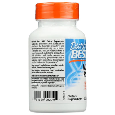 DOCTORS BEST: Nac Detox, 60 vc