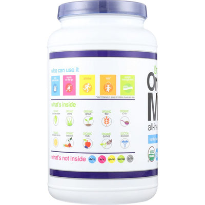 ORGAIN: Organic Meal All-in-one Nutrition Vanilla Bean, 2.01 lb