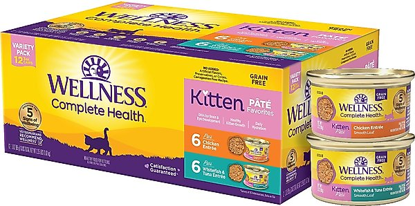 WELLNESS: Chicken Canned Kitten Food, 3 oz