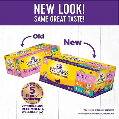 WELLNESS: Chicken Canned Kitten Food, 3 oz