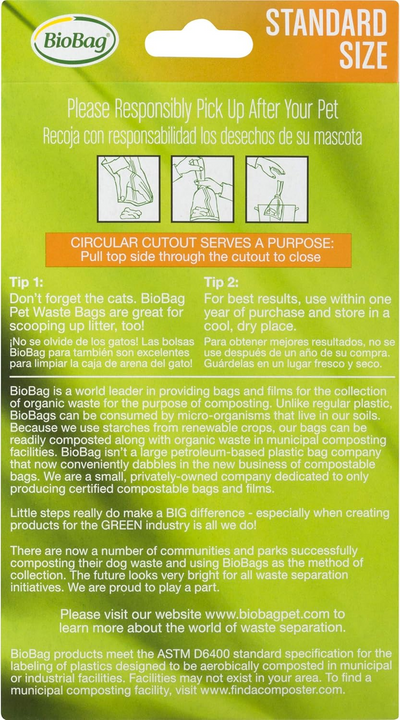 BIOBAG: Pet Waste Bags, 50 pc