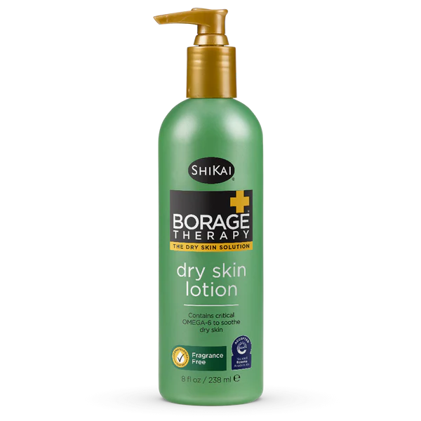 SHIKAI: Borage Therapy Dry Skin Lotion Original Unscented, 8 oz