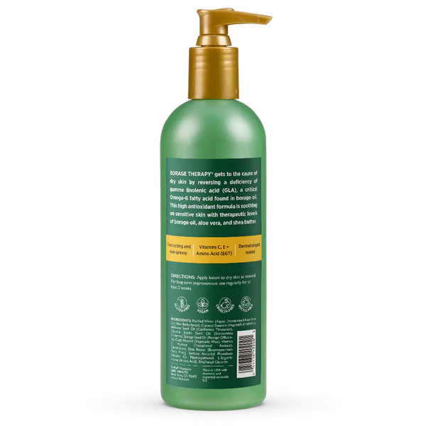 SHIKAI: Borage Therapy Dry Skin Lotion Original Unscented, 8 oz