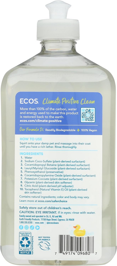 ECOS: Hypoallergenic Pet Shampoo Peppermint, 17 fo