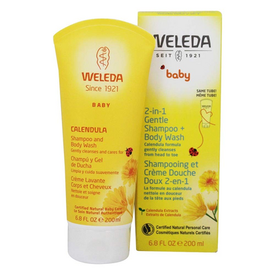WELEDA: Body Wash & Shampoo Calendula, 6.8 fo