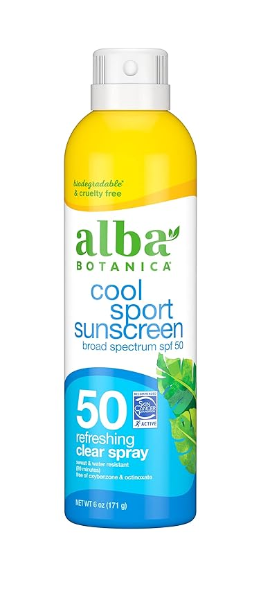 ALBA BOTANICA: Cool Sport Spray SPF 50, 6 oz