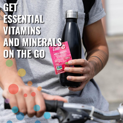 ENER LIFE: Raspberry Multivitamin Drink Mix, 30 pc