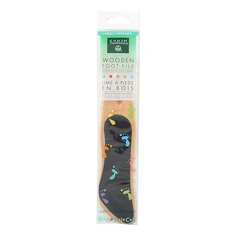 EARTH THERAPEUTICS: Foot File Wooden, 1 ea