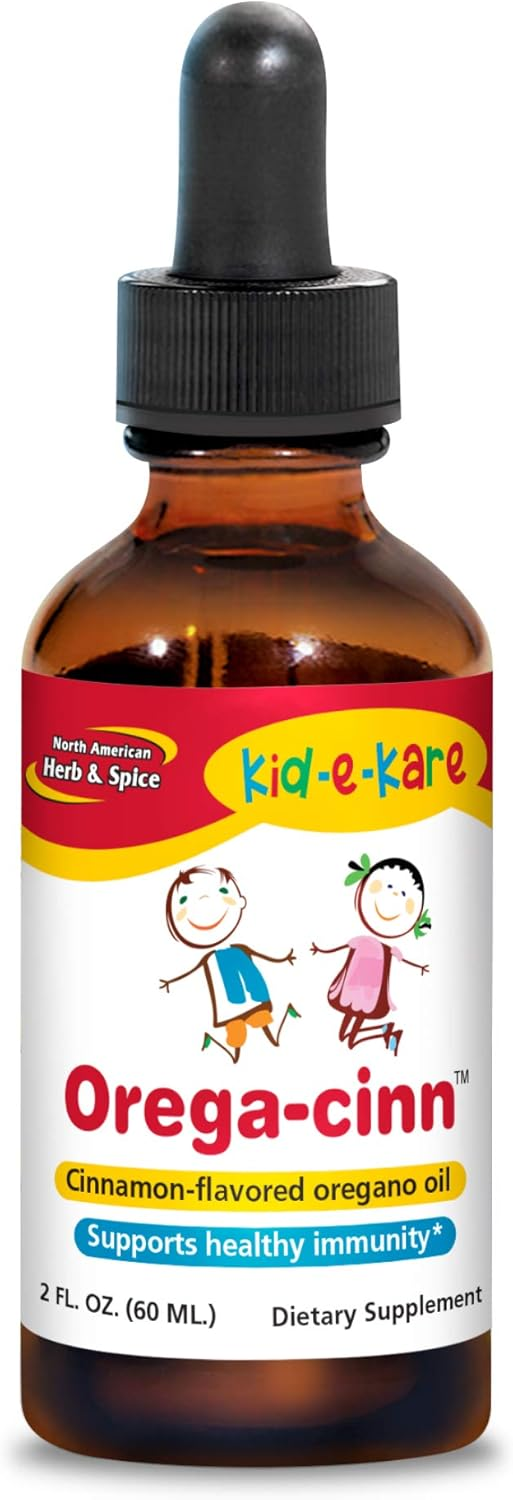 NORTH AMERICAN HERB AND SPICE: Kid-e-Kare Orega-cinn Oregano Oil, 2 oz