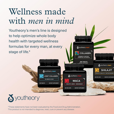YOUTHEORY: Mens Collagen Advanced Formula, 290 tb
