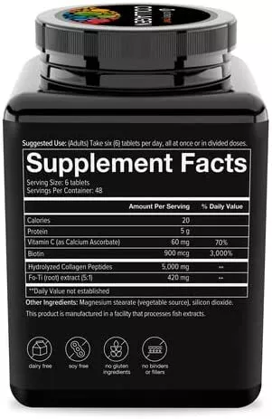 YOUTHEORY: Mens Collagen Advanced Formula, 290 tb