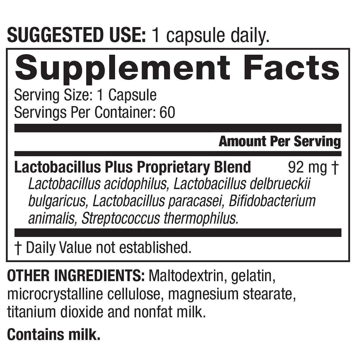 Acidophilus Plus - Probiotic for Gut Health (Single)