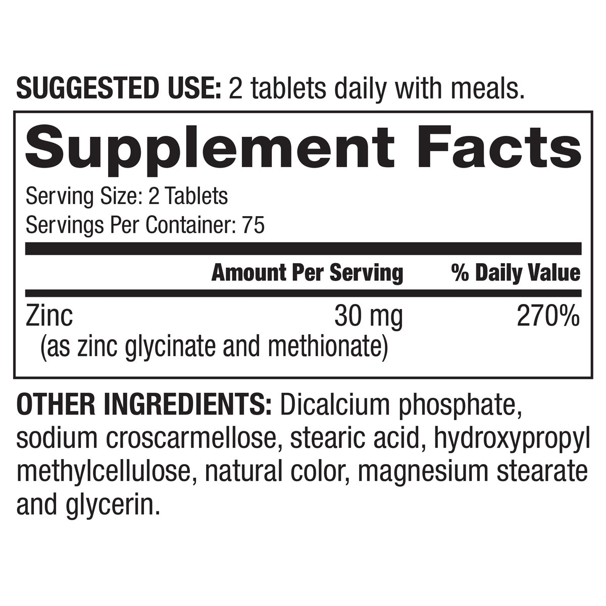 Zinc, Chelated