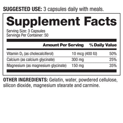 Chelated Cal-Mag with 400 IU vitamin D