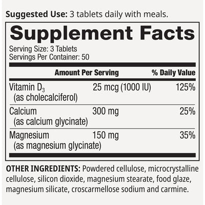 Chelated Cal-Mag with 1000 IU vitamin D
