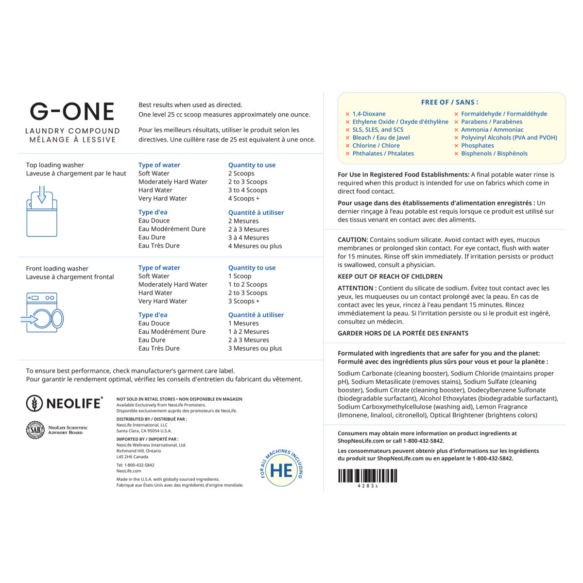 G-One Laundry Compound