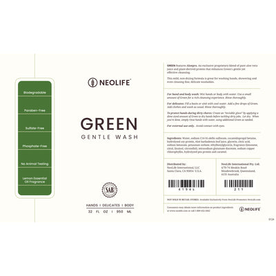 Enlarge Image Green Gentle Wash