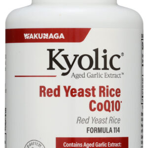 KYOLIC: Aged Garlic Extract Red Yeast Rice Plus CoQ10, 75 capsules